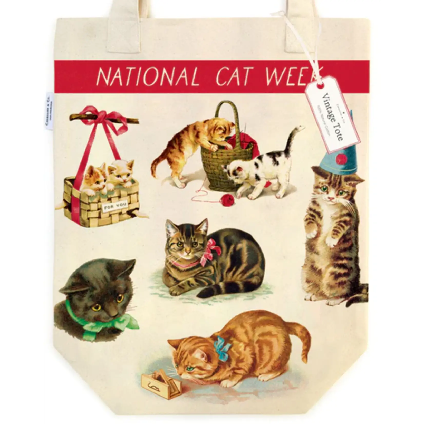 Cavallini Tote Bag Cats