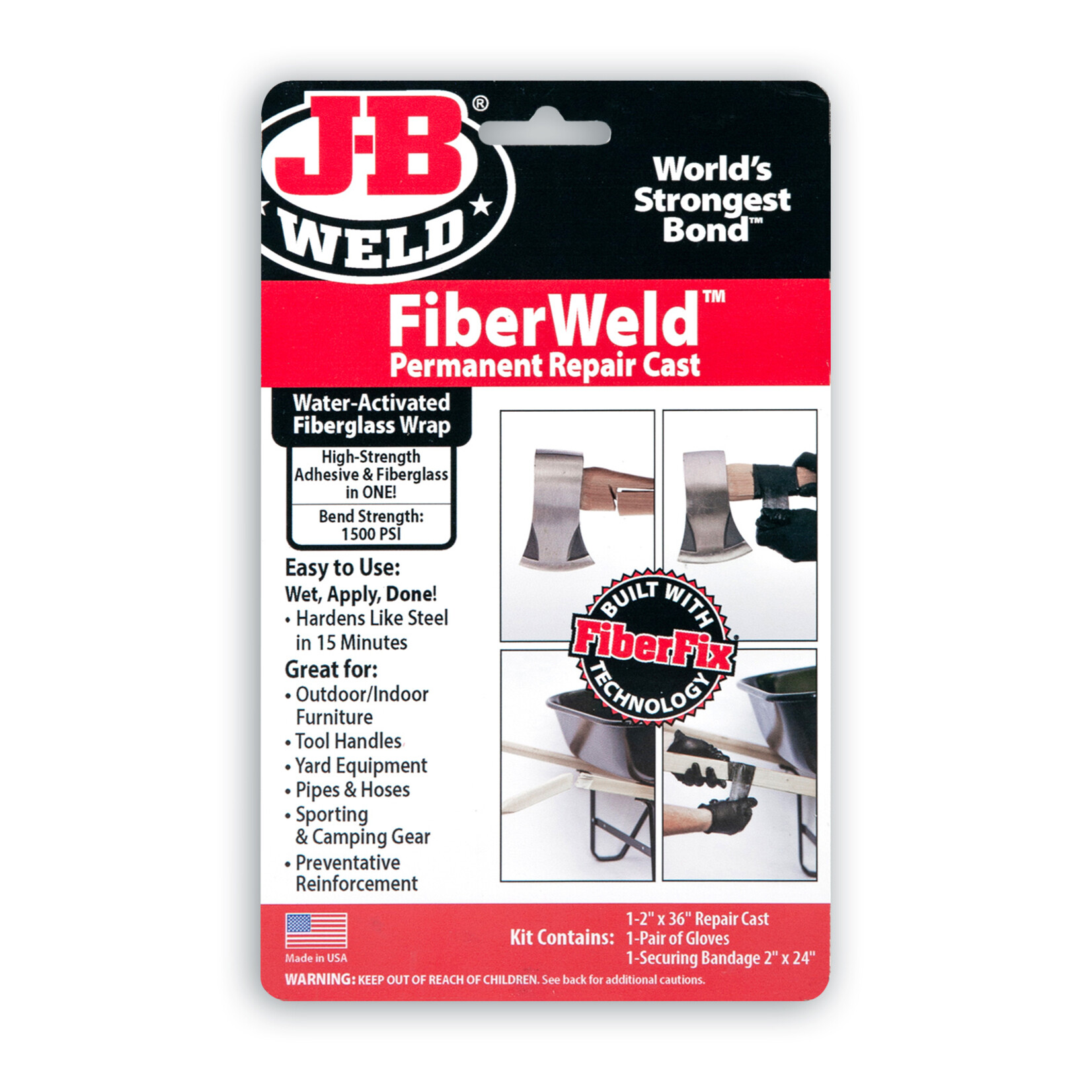 J-B Weld Fiberweld Permanent Repair Cast