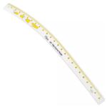 Dritz 24" Hip Curve Ruler Acrylic with Edge Markings made In Usa