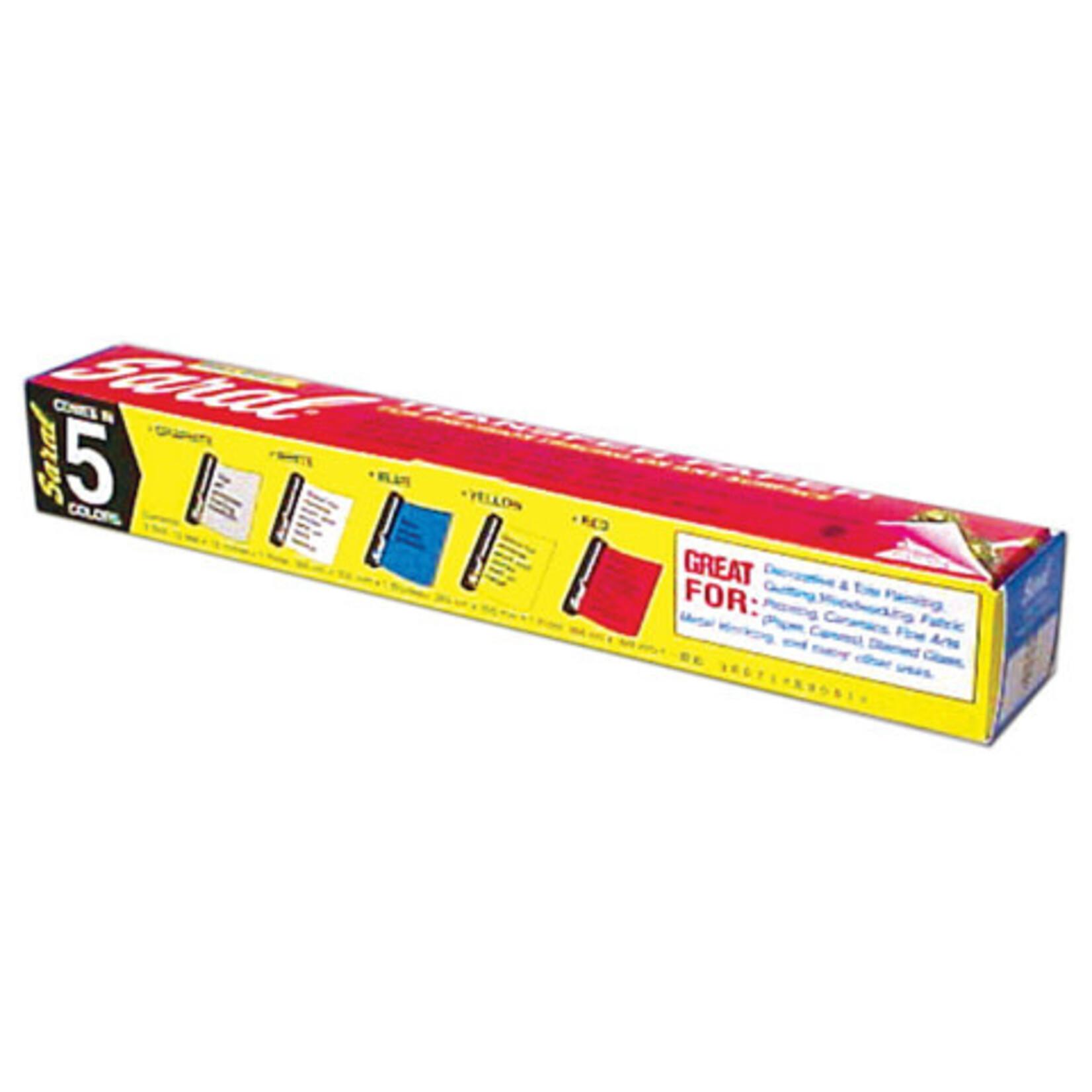 Saral Saral Wax-Free Transfer Paper 12in x 12ft Roll White