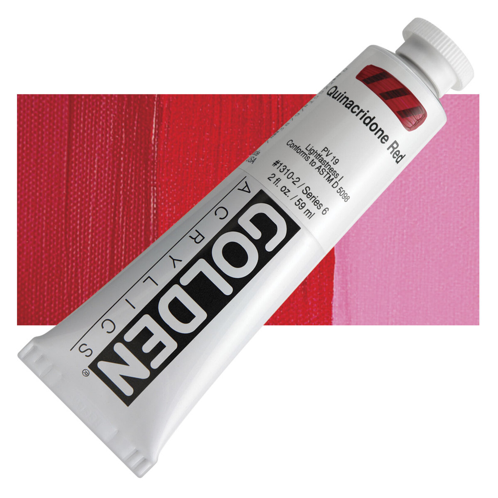 Golden HB Quin. Red 2 oz tube Series 6