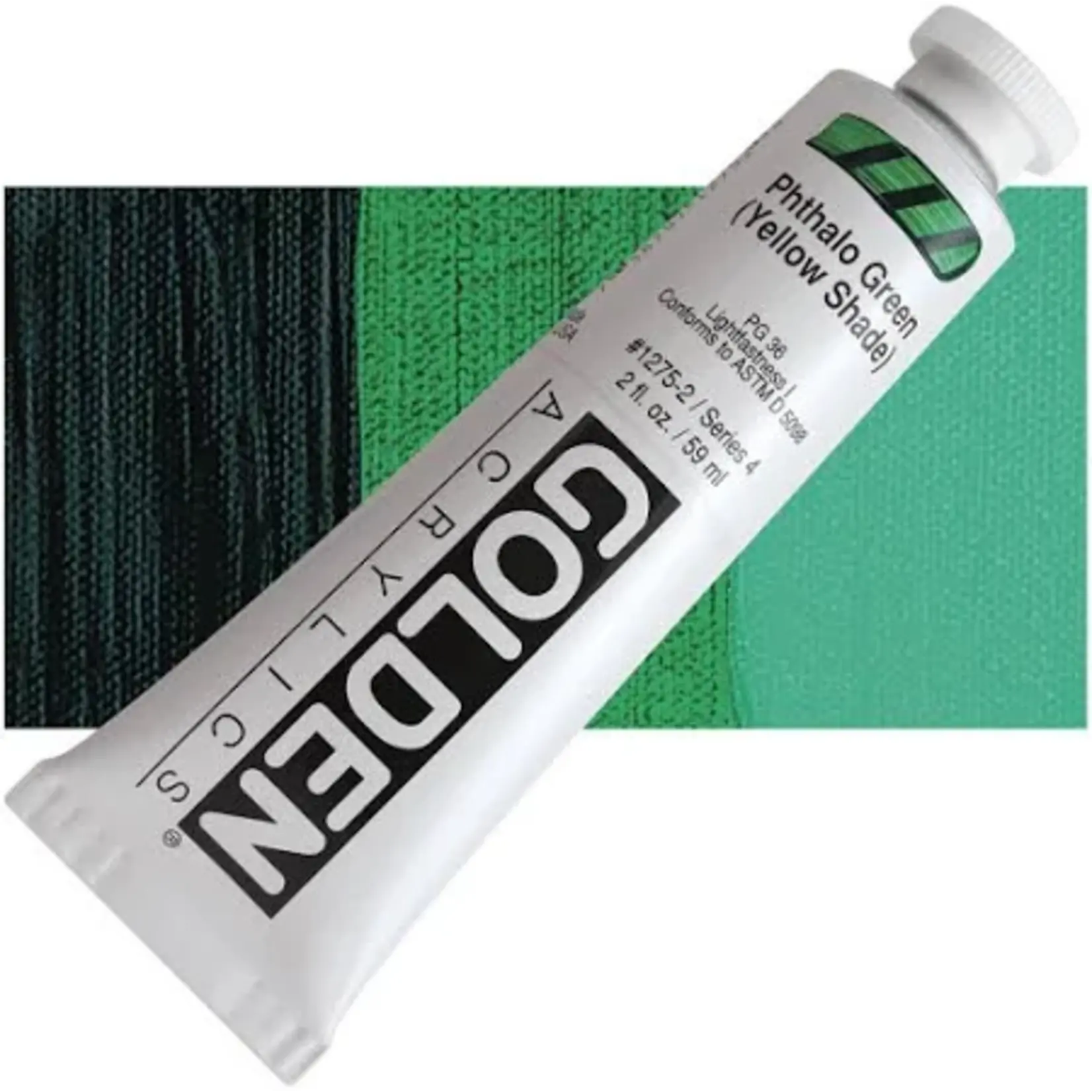 Golden HB Phthalo Green /Y.S. 2 oz tube Series 4