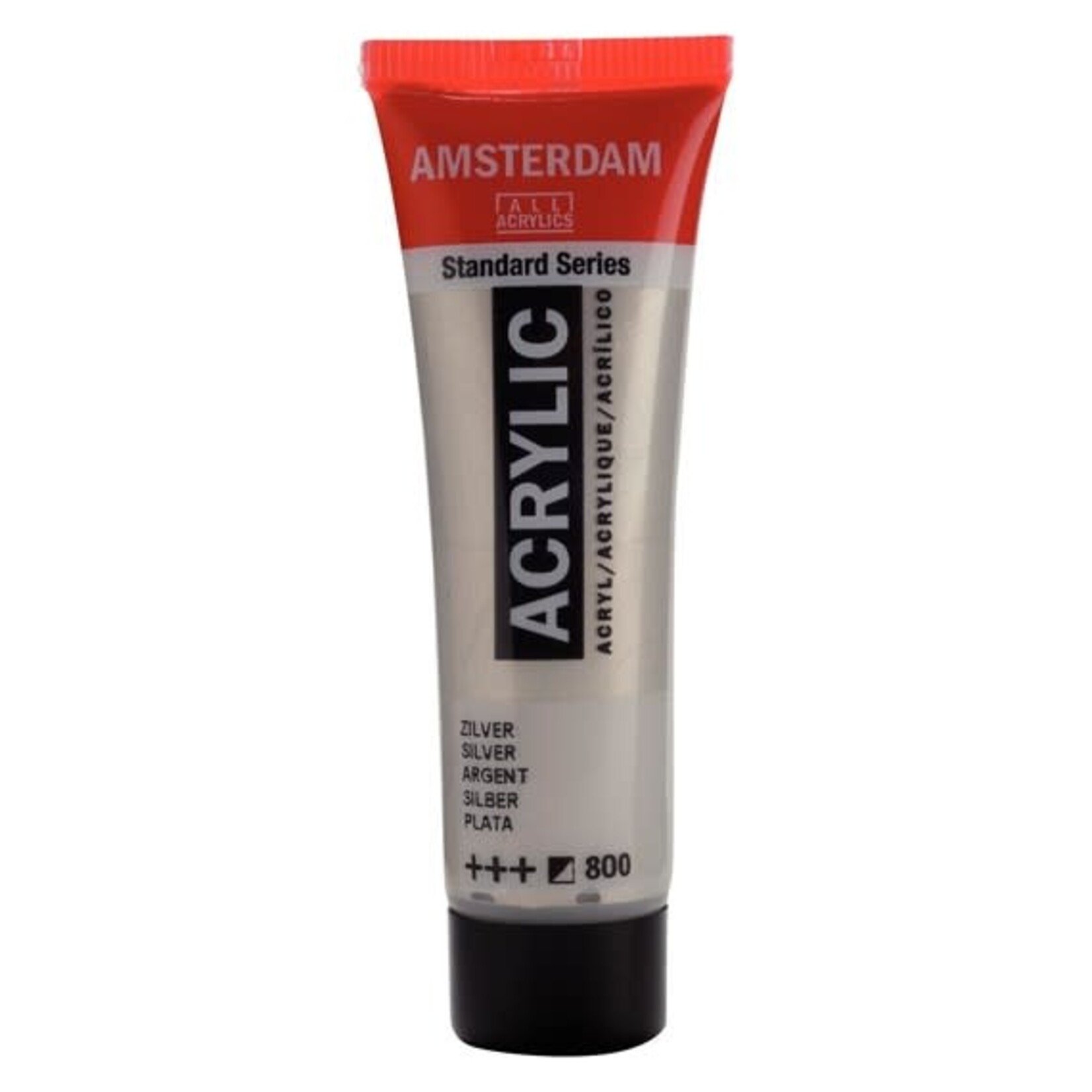 Royal Talens Amsterdam Acrylics 120ML Metallic Silver