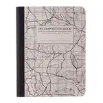 Michael Rogers Decomposition Topo Map Black/Gray Grid