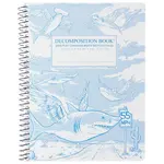 Michael Rogers Coilbound Decomposition Flying Sharks Blue/White Ruled