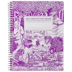 Michael Rogers Coilbound Decomposition 7.5X9.5 Fairy Tale Forest Pink/White Ruled