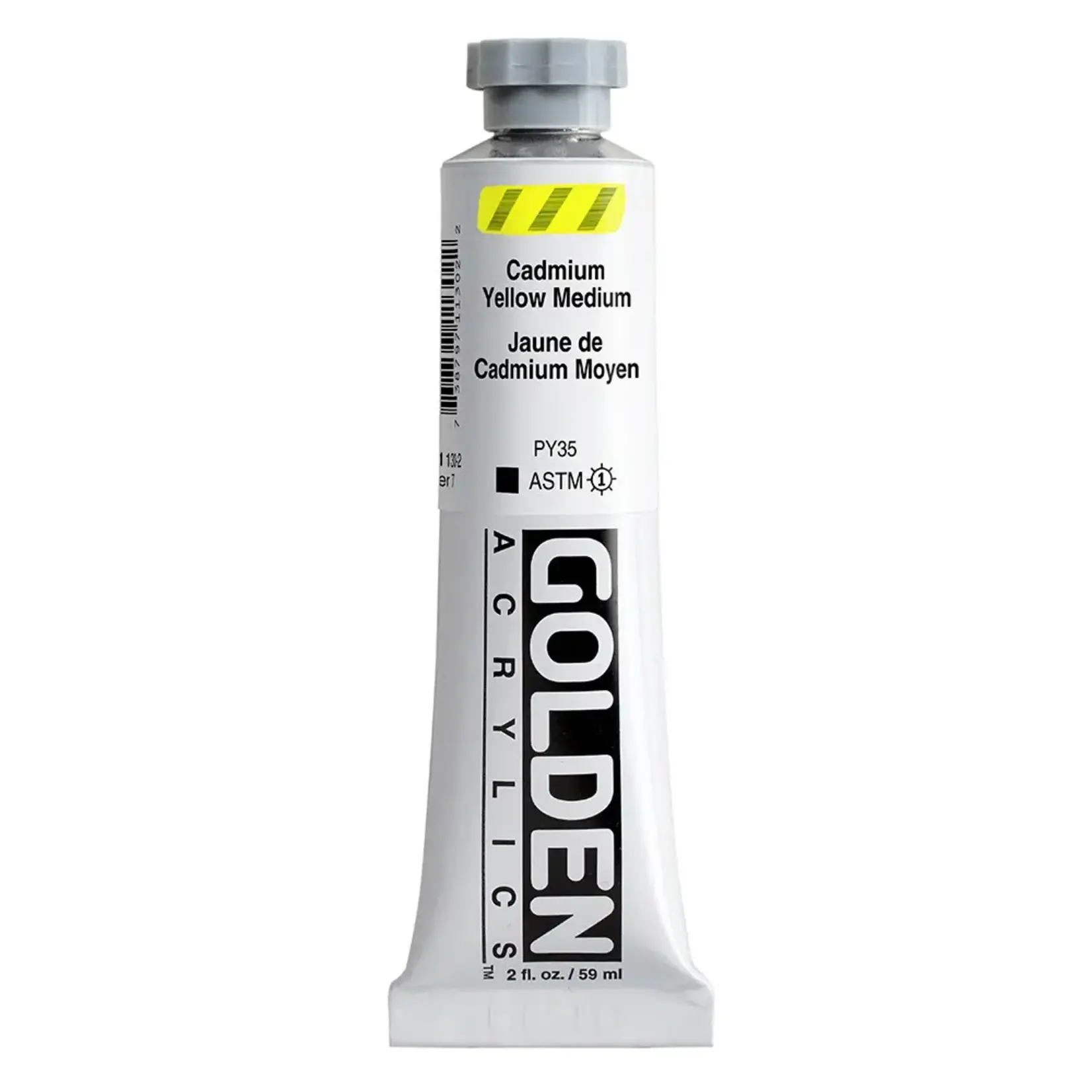 Golden Hb C.P. Cadmium Yellow Medium 5Oz Tube