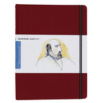 Global Hand Book 10.5 X 8.25 Large Portrait, Vermilion Red