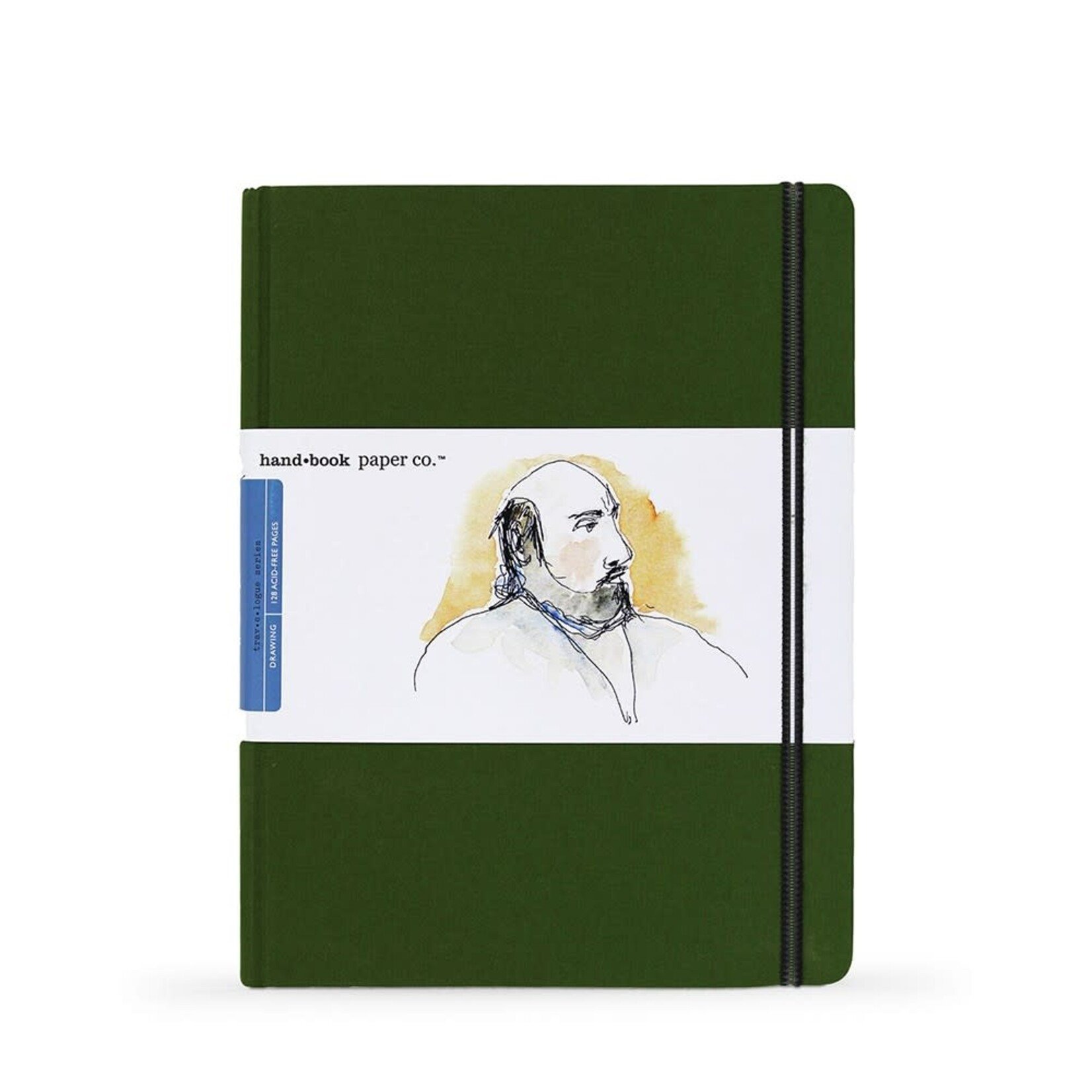 Global Hand Book 10.5 X 8.25 Large Portrait, Cadmium Green