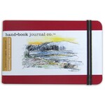 Global Hand Book 5.5 X 8.25 Landscape, Vermilion Red