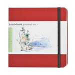 Global Hand Book 5.5 X 5.5 Square, Vermilion Red