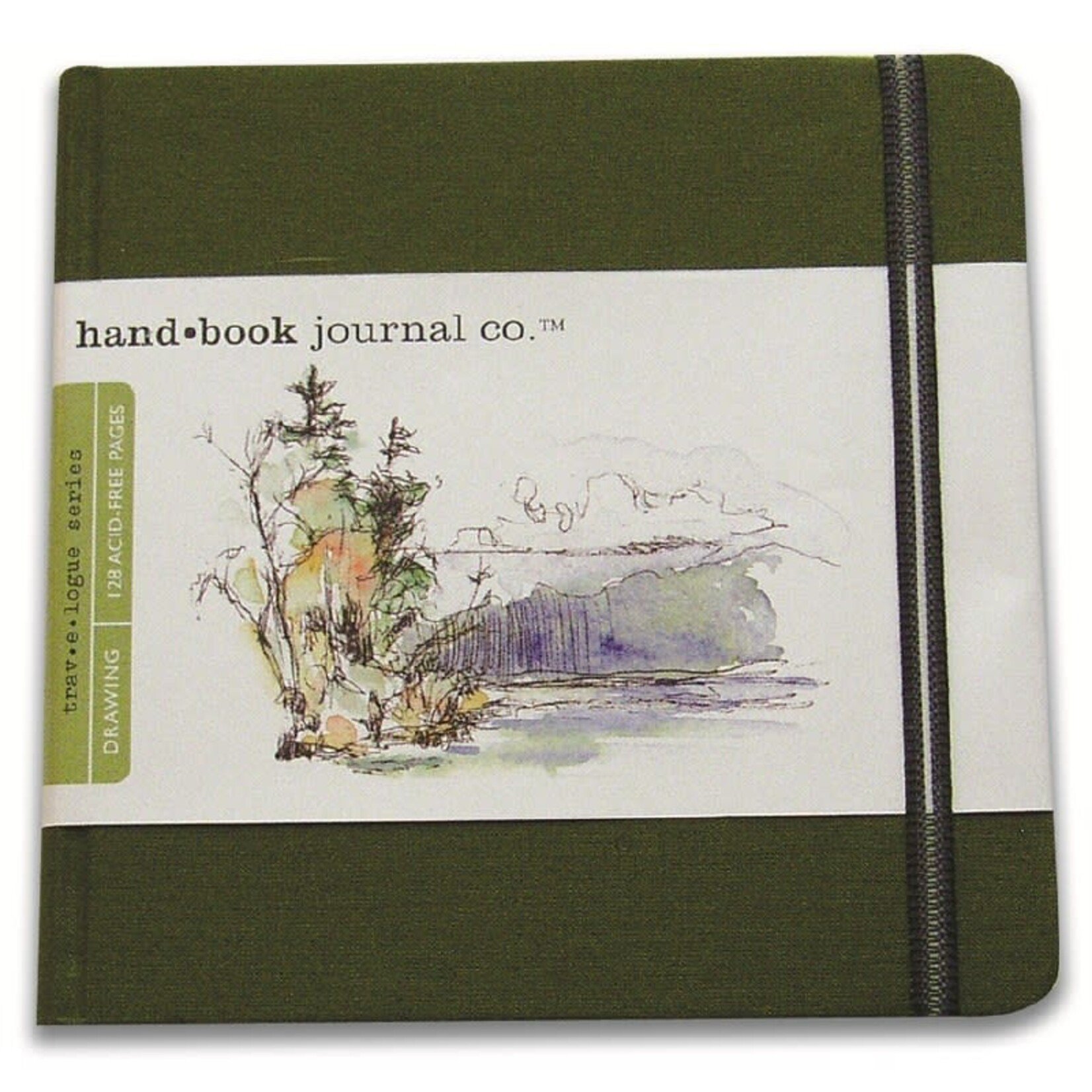 Global Hand Book 5.5 X 5.5 Square, Cadmium Green
