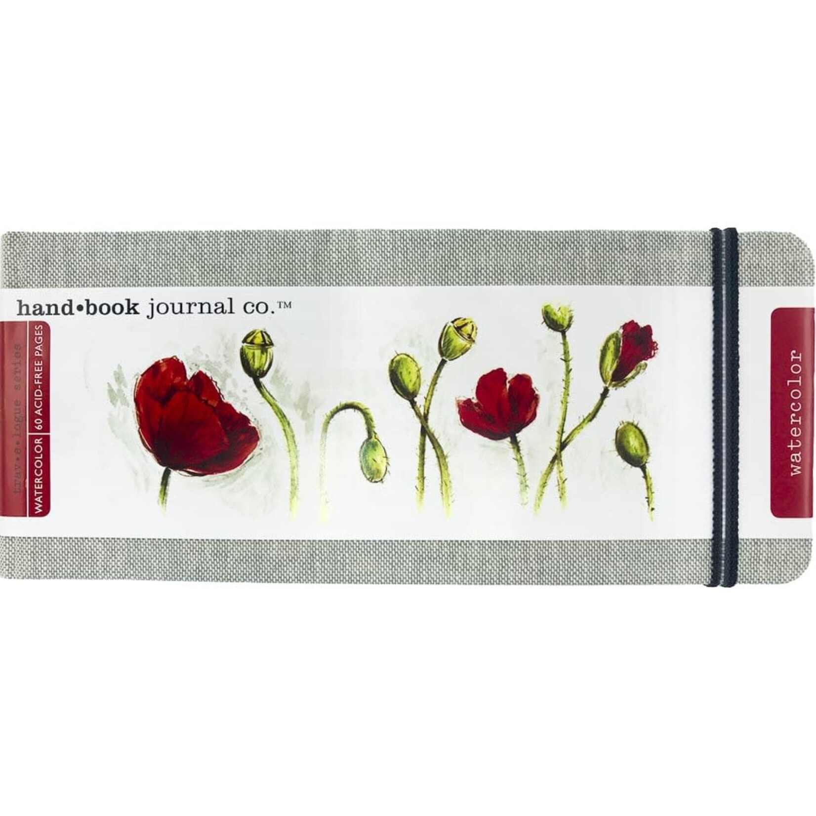 Global Hand Book Watercolor Journals, 200 gsm, 3.5" x 8.25" - Pocket Panorama
