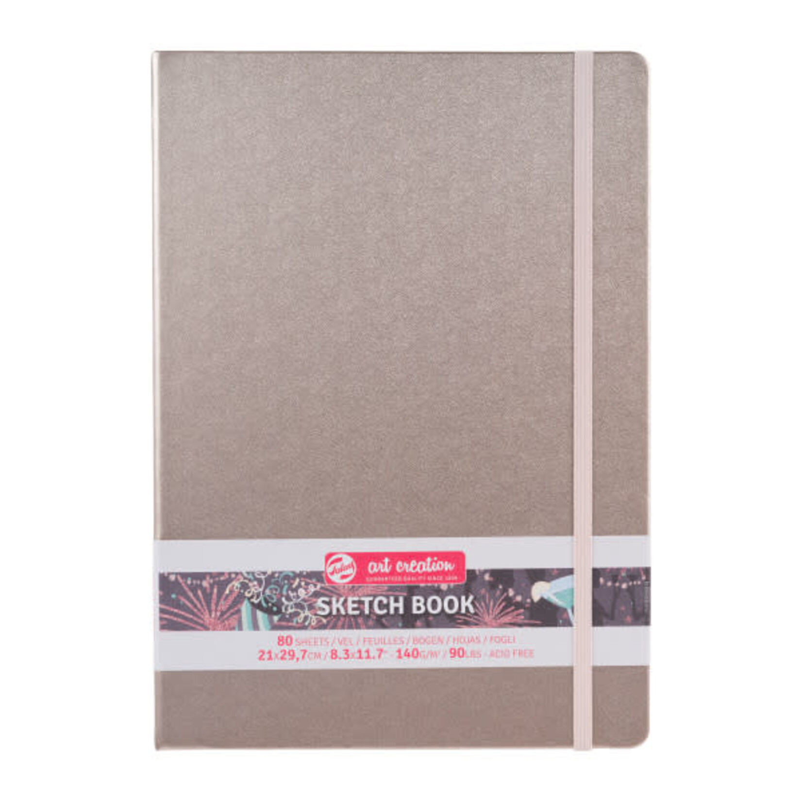 Talens Talens Art Creation Sketch Books, 8.3 x 11.7 in, Pink Champagne