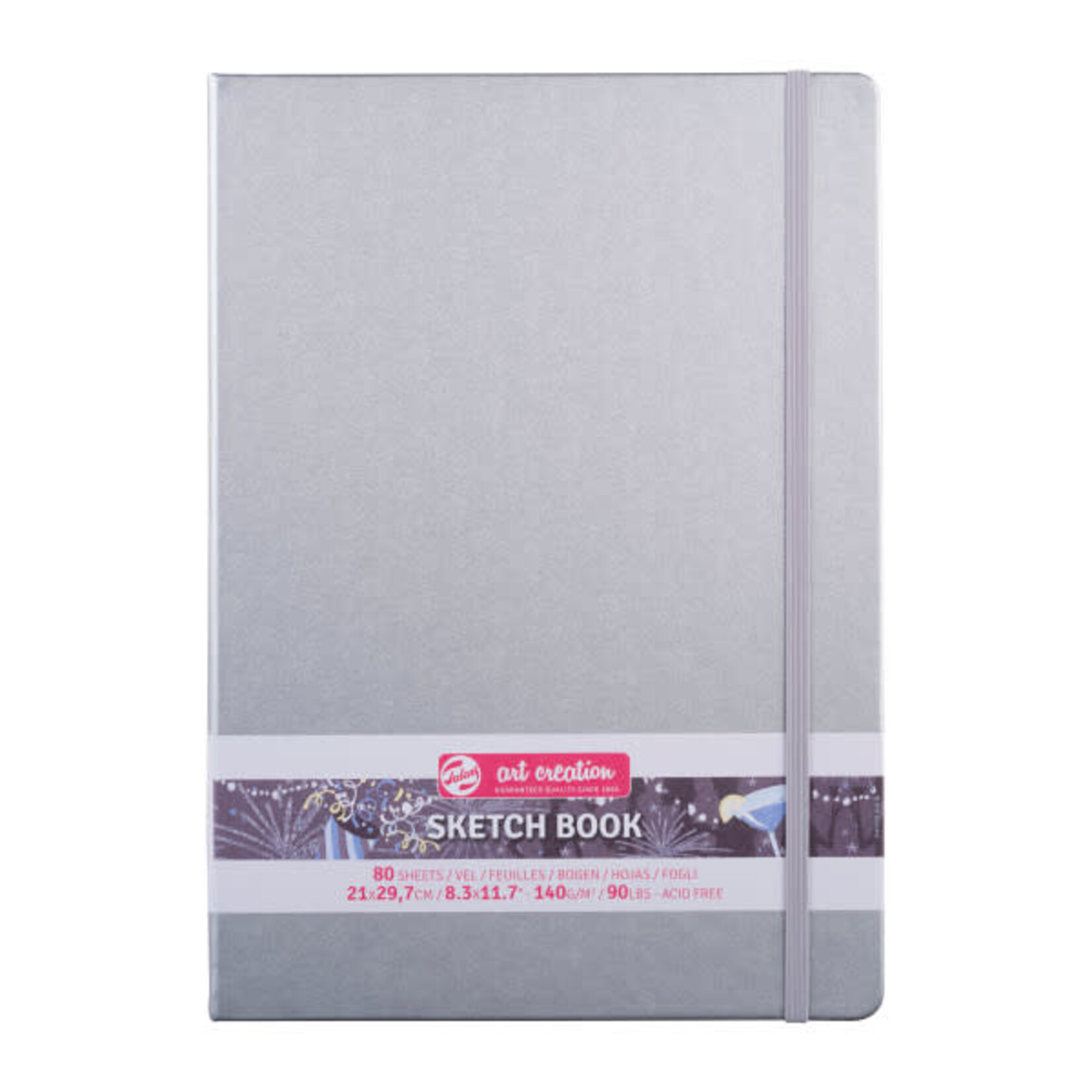 Talens Talens Art Creation Sketch Books, 8.3 x 11.7 in, Silver