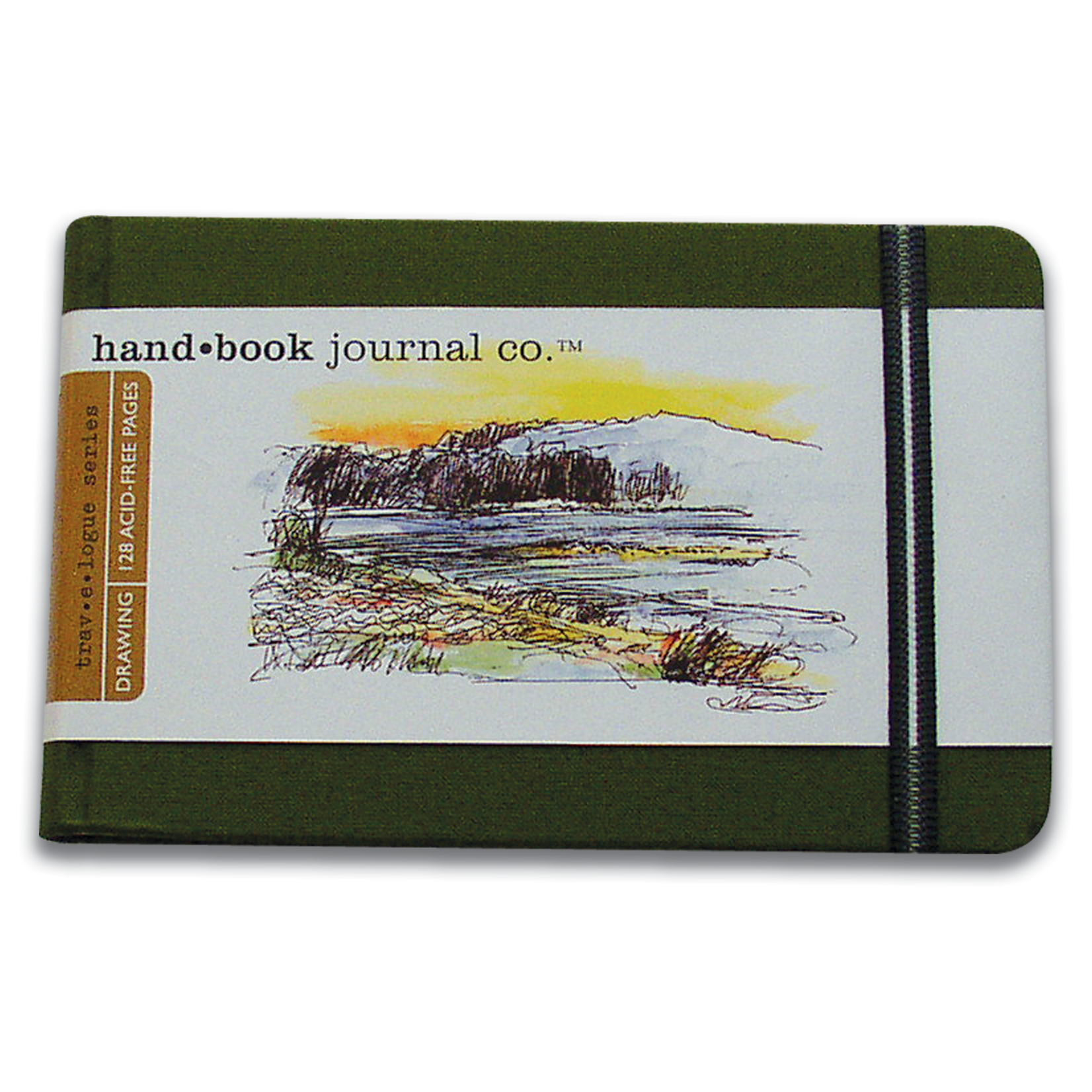 Global Hand Book 3.5 X 5.5 Landscape, Cadmium Green