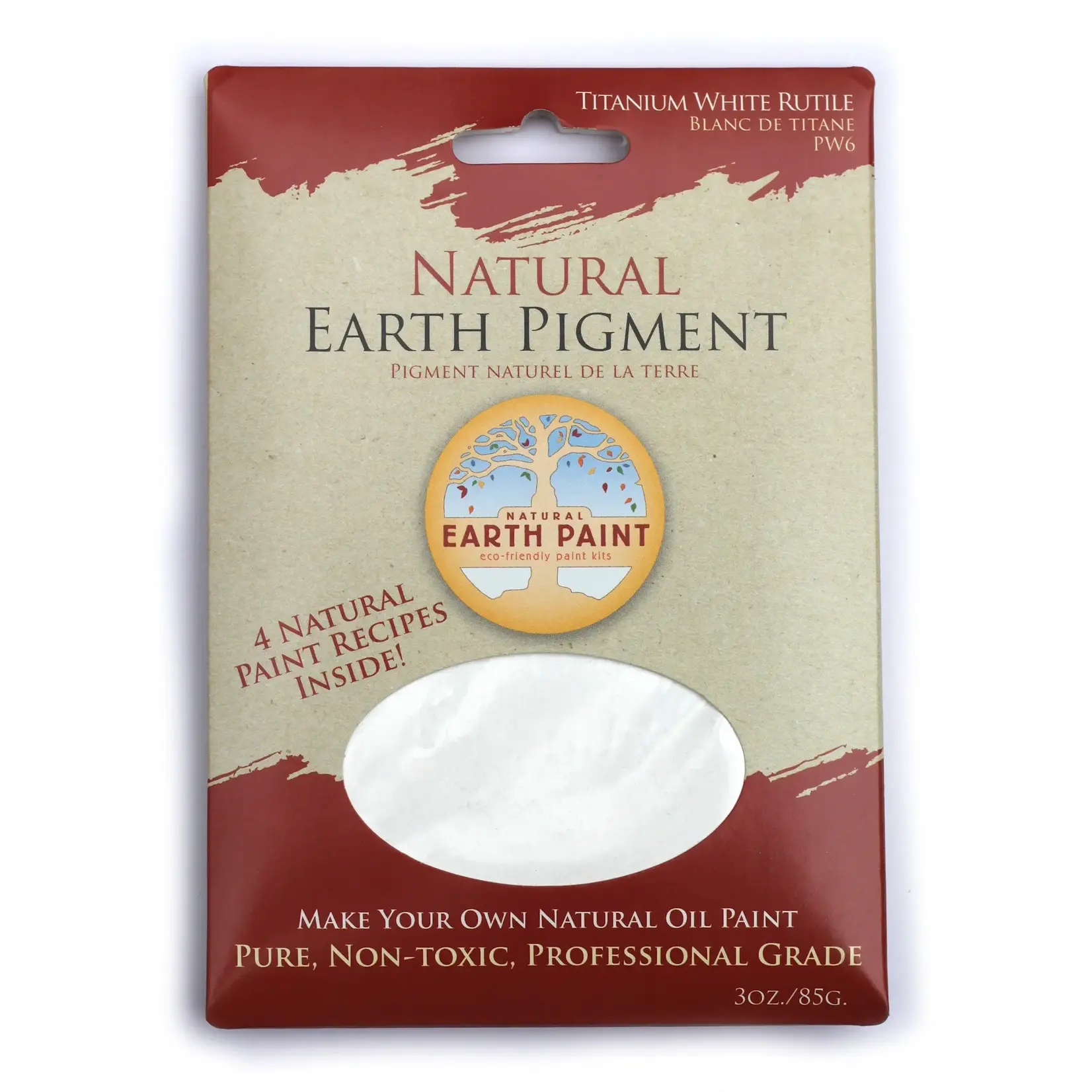 Earth & Mineral Pigments Titanium White Rutile