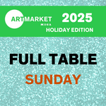 Sunday Art Market x Holiday Edition 2025 - Full Table