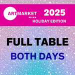 Both Days Art Market x Holiday Edition 2025 - Full Table