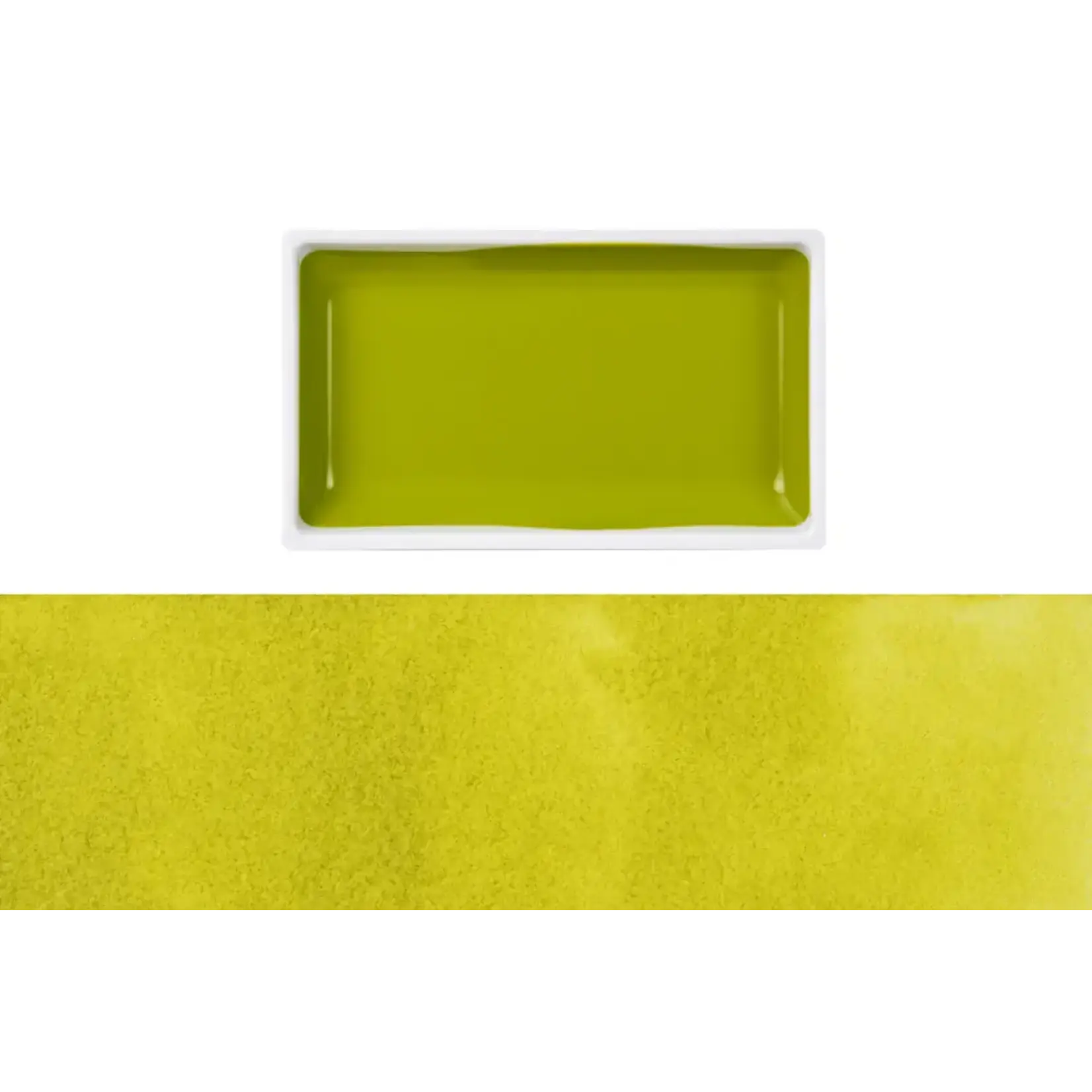 Kuretake Gansai Tambi single color pan 480 - GREENISH YELLOW