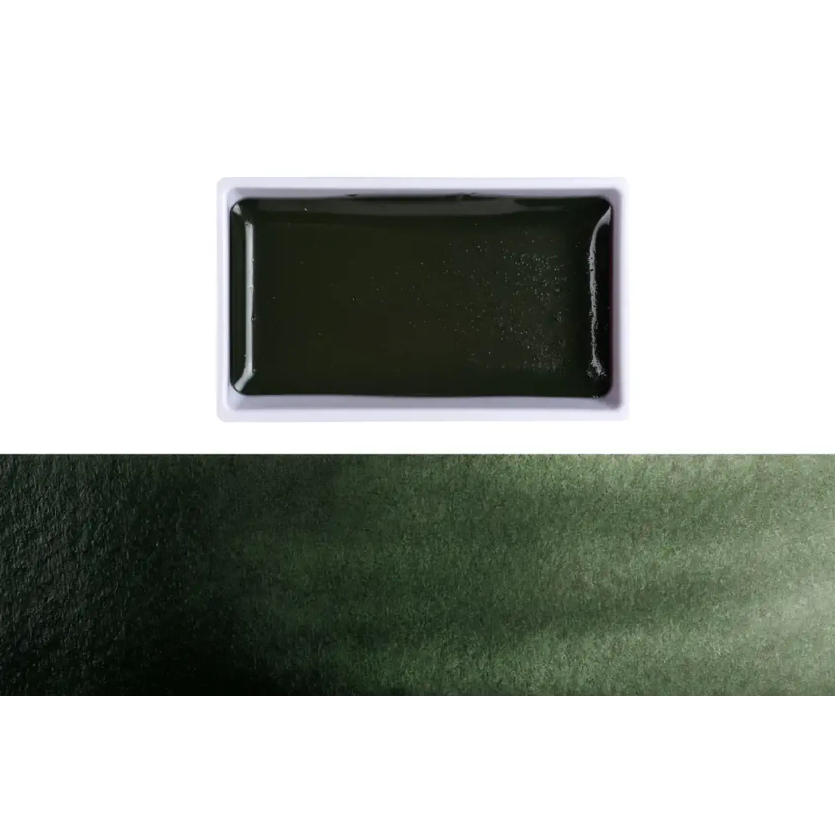 Kuretake Gansai Tambi single color pan 504 - GREEN GRAY