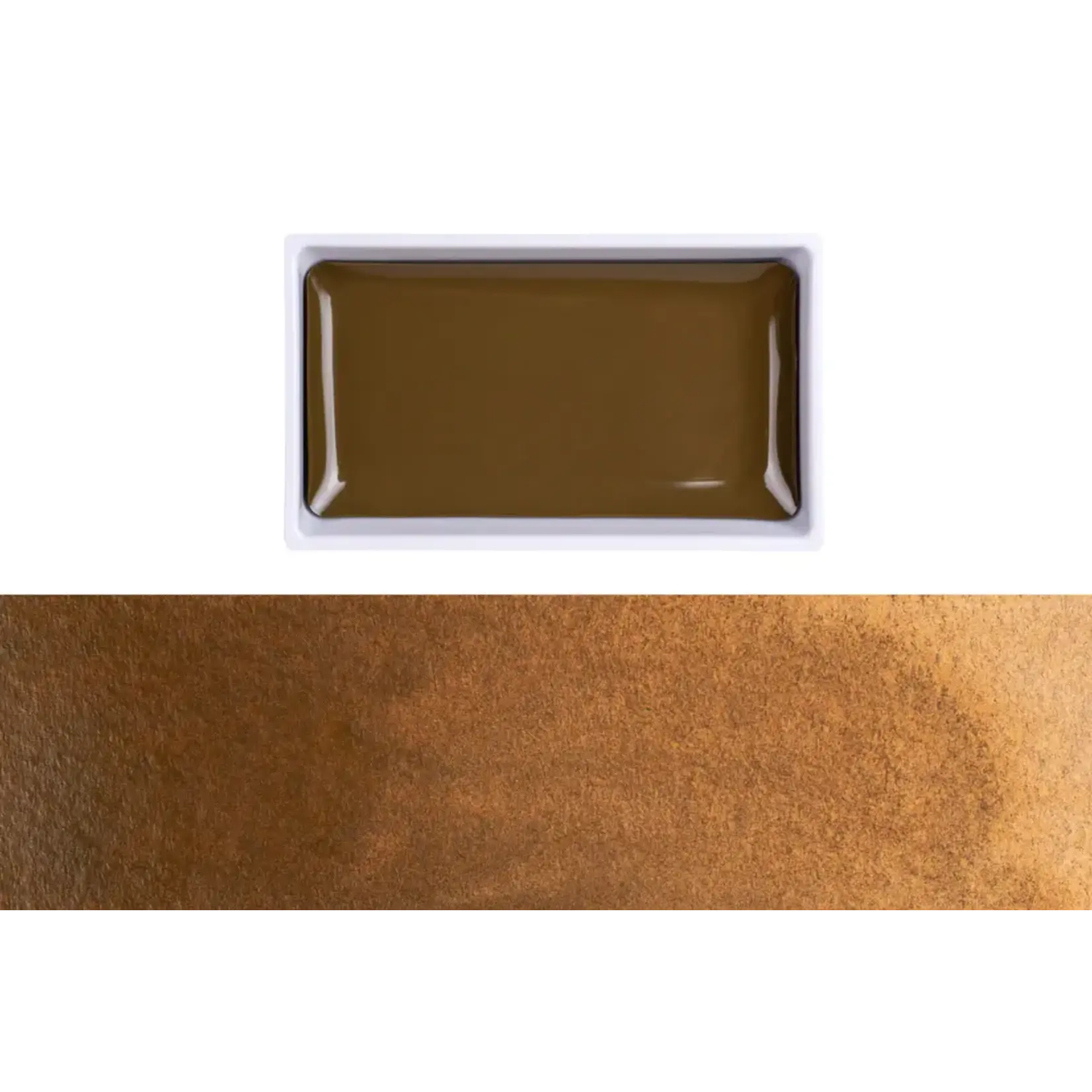 Kuretake Gansai Tambi single color pan 049 - YELLOW BROWN