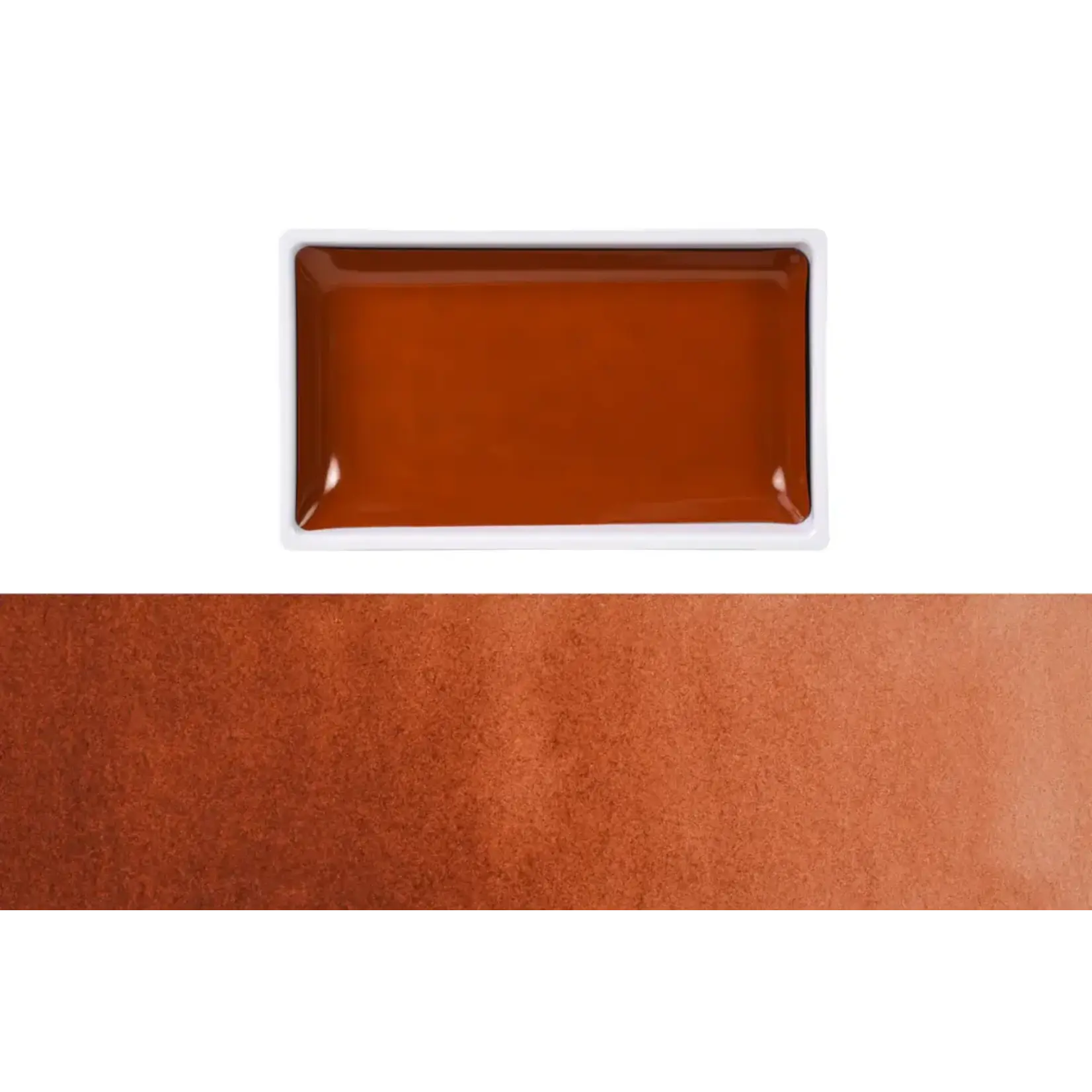Kuretake Gansai Tambi single color pan 046 - BURNT SIENNA