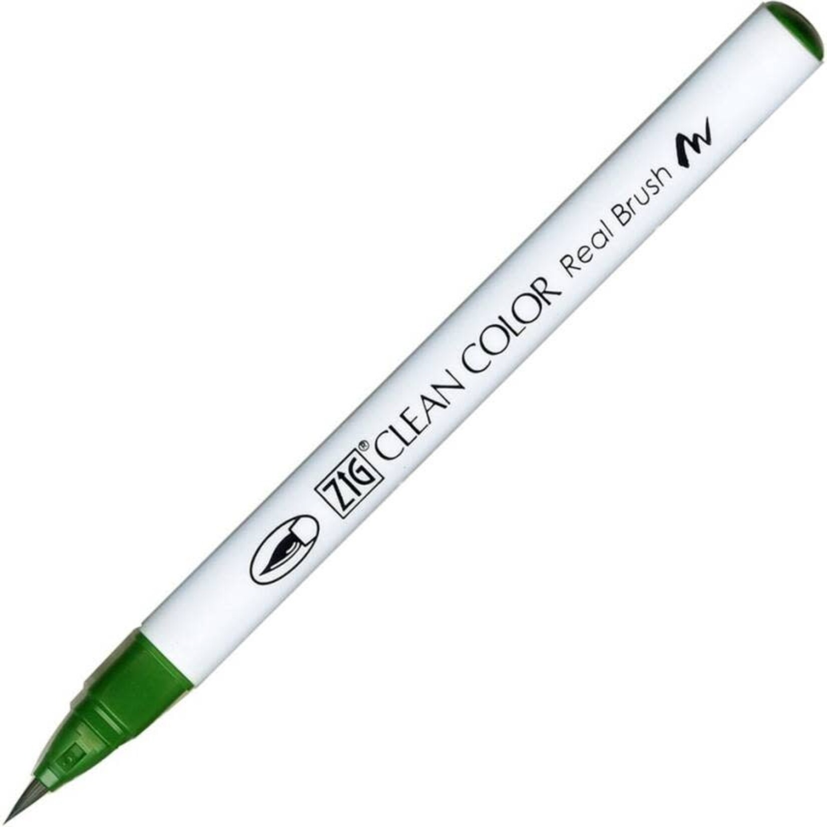 Kuretake Zig Clean Color Real Brush Marker - Deep Green