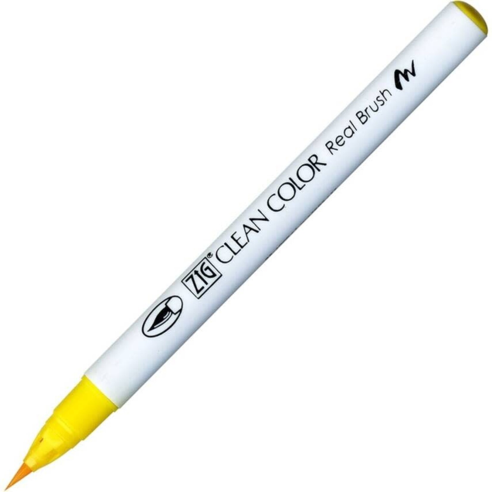 Kuretake Zig Clean Color Real Brush Marker - Yellow