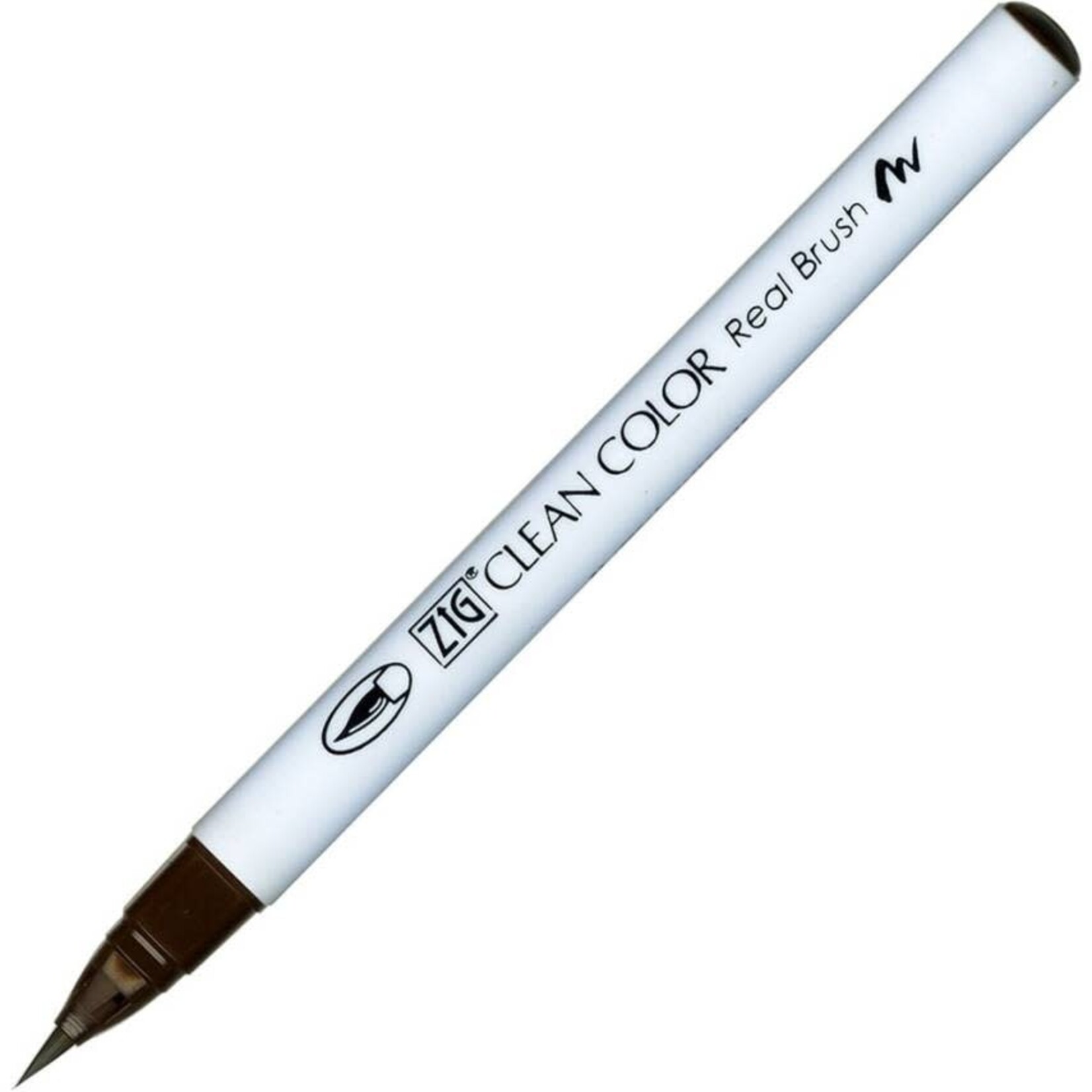 Kuretake Zig Clean Color Real Brush Marker - Dark Brown