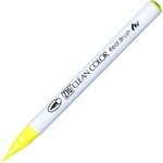 Kuretake Zig Clean Color Real Brush - Fluorescent Yellow