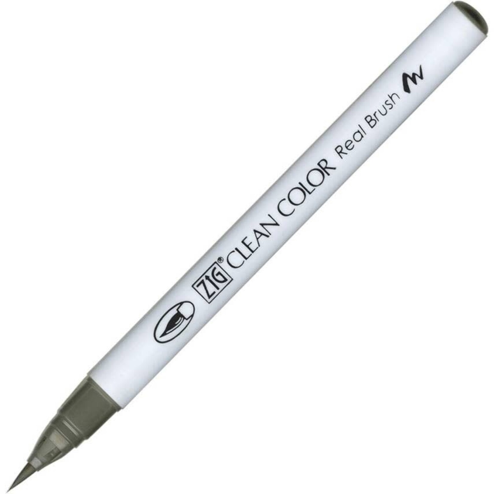Kuretake Zig Clean Color Real Brush - Gray Brown