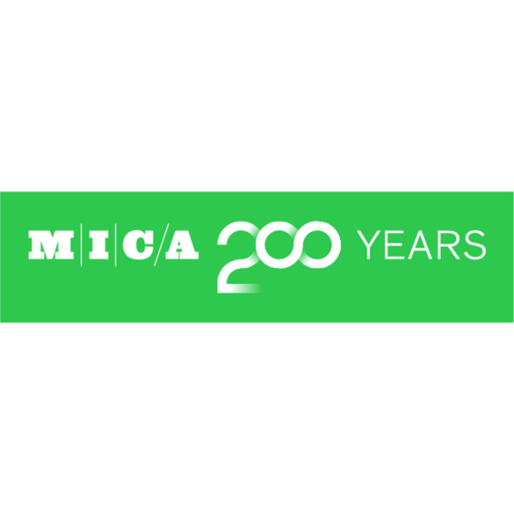 MICA 200 Removeable Car Sticker- white/green