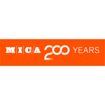 MICA 200 Removeable Car Sticker- white/orange