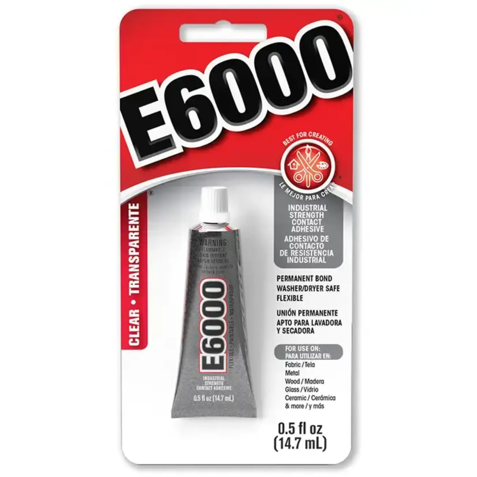 Eclectic E6000 Glue Med Vis .5 Fl Oz Cd