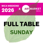 Alumni Art Market x MICA Weekend 2026 - SUNDAY ONLY Full Table