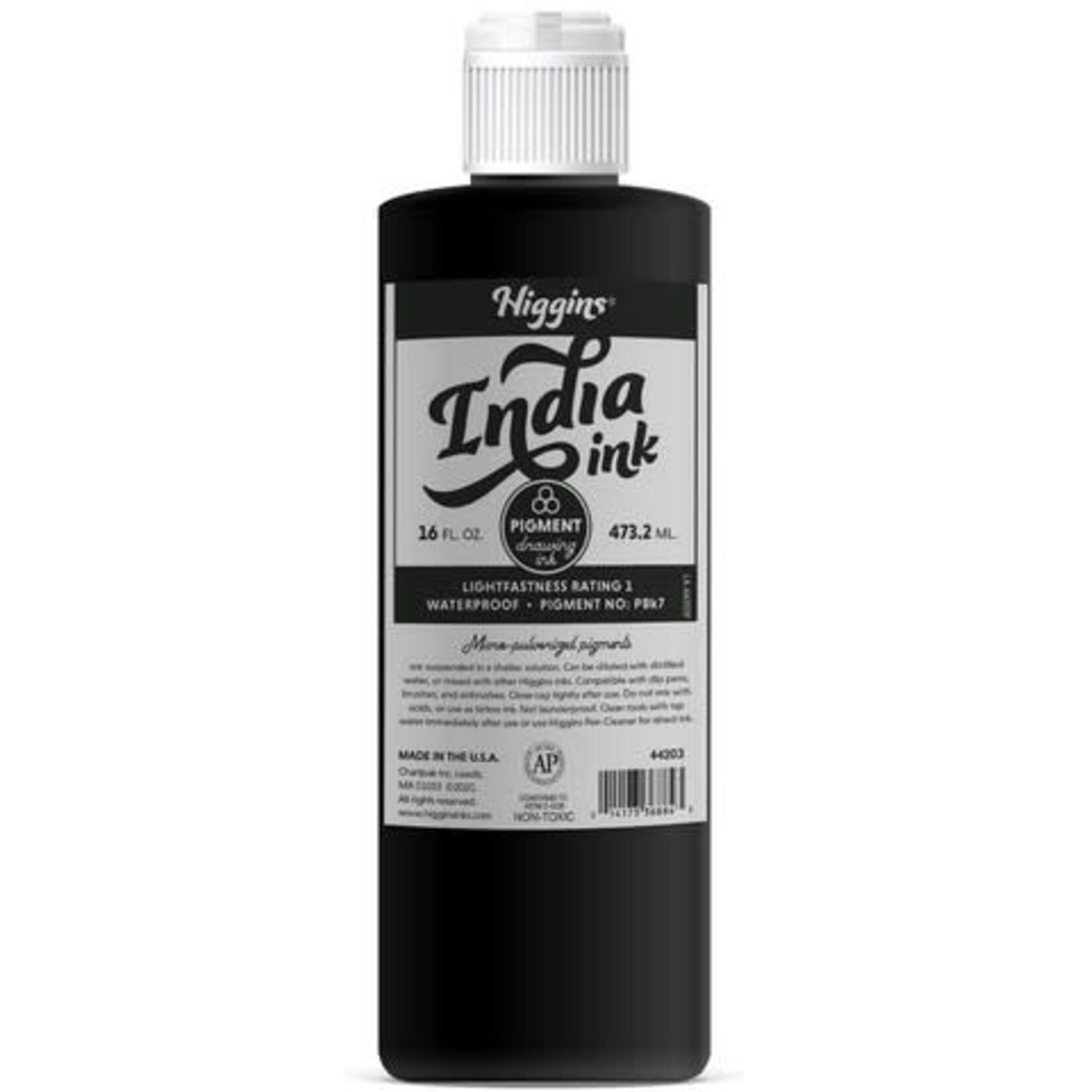 Higgins Higgins Waterproof India Ink, 16 oz.