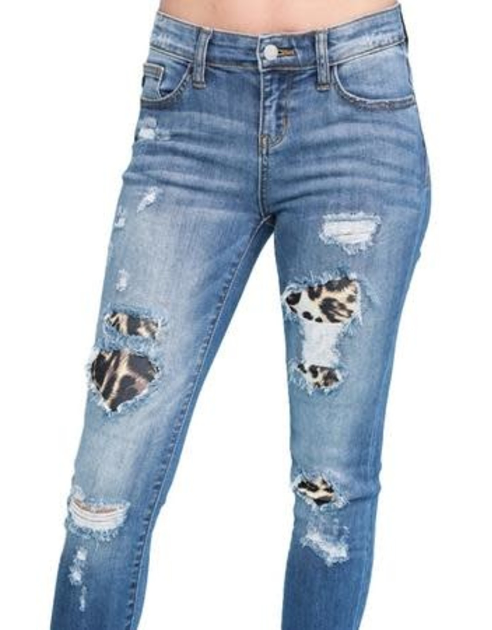 judy blue leopard print jeans