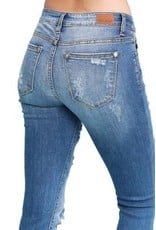 judy blue leopard patch jeans