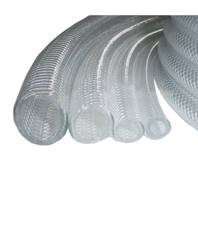 3/8" Clear Braid Hose (per Foot)