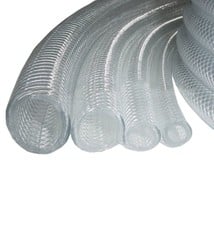 3/4" Clear Braid Hose (per Foot)