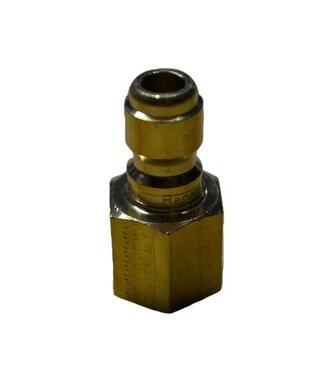 1/4" BRASS PLUG FEMALE