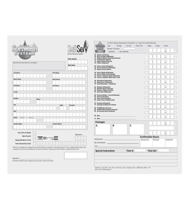 SoftServ™ AUTHORIZED Invoices 100 Invoices