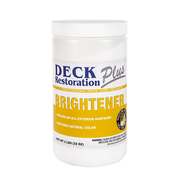 Deck Restoration Plus Wood Brightener