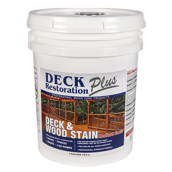 Deck Restoration Plus Wood Stain (5 Gallons) - SoftWash ...