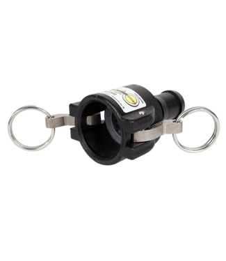 Banjo 3/4" F-CAM to 3/4" Hose Barb Black