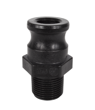Banjo 3/4" M-CAM to 3/4" M-THD Black