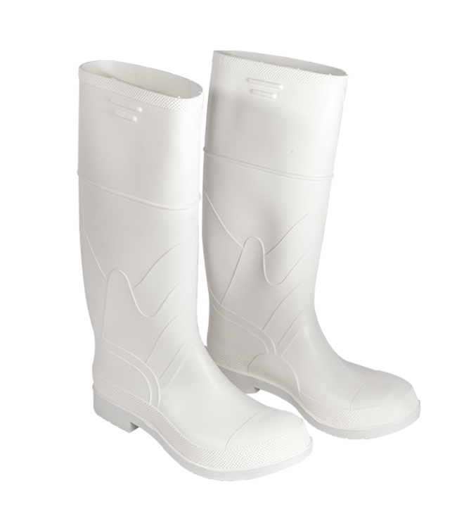 White PVC Work Boot