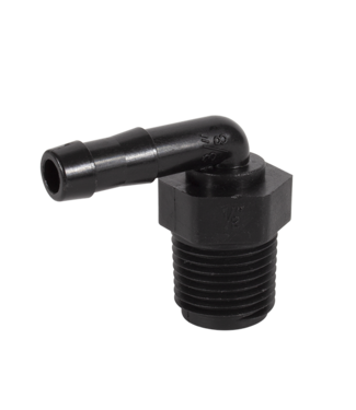 Banjo 1/2" THD, 3/8" Hose Barb 90°