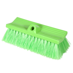 Brush Soft FlowThru 10in Green BiLevel